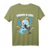 Gamesolotl Axolotl Video Gamer Kawaii T-Shirt für Kinder - Lustiges Underwater Axolotl mit Videospiel-Controller, ideales Geschenk für Gamer und Anime-Fans