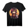 Kawaii Anime-Mädchen mit Katze T-Shirt - Perfektes Otaku-Geschenk für Teenager und Frauen, Japanisches Manga-Design