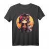 Kawaii Anime-Mädchen mit Katze T-Shirt - Perfektes Otaku-Geschenk für Teenager und Frauen, Japanisches Manga-Design