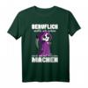 Beruflich wollte ich immer was mit Menschen machen T-Shirt  Lustiges Gothic & Misanthropen Kostüm für Halloween, Geburtstag & Alltag