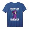 Beruflich wollte ich immer was mit Menschen machen T-Shirt  Lustiges Gothic & Misanthropen Kostüm für Halloween, Geburtstag & Alltag