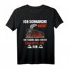 Ich schnarche nicht Spruch Lokführer Dampflok Eisenbahn T-Shirt  Lustiges Geschenk für Eisenbahn- und Dampflokfans zu Weihnachten & Geburtstag
