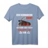 Ich schnarche nicht Spruch Lokführer Dampflok Eisenbahn T-Shirt  Lustiges Geschenk für Eisenbahn- und Dampflokfans zu Weihnachten & Geburtstag