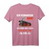 Ich schnarche nicht Spruch Lokführer Dampflok Eisenbahn T-Shirt  Lustiges Geschenk für Eisenbahn- und Dampflokfans zu Weihnachten & Geburtstag