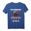 Ich schnarche nicht Spruch Lokführer Dampflok Eisenbahn T-Shirt  Lustiges Geschenk für Eisenbahn- und Dampflokfans zu Weihnachten & Geburtstag