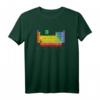 Komplettes Periodensystem der Elemente T-Shirt in Deutsch  Buntes Design für Chemiker, Lehrer & Schüler mit 118 Elementen