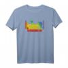 Komplettes Periodensystem der Elemente T-Shirt in Deutsch  Buntes Design für Chemiker, Lehrer & Schüler mit 118 Elementen