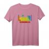 Komplettes Periodensystem der Elemente T-Shirt in Deutsch  Buntes Design für Chemiker, Lehrer & Schüler mit 118 Elementen