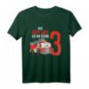 Kinder 3. Geburtstag Feuerwehr T-Shirt - Feuerwehrauto Design mit Spruch 'Aus dem Weg ich bin schon 3' für kleine Feuerwehrmänner