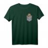 Lustiges Faultier in der Brusttasche T-Shirt  Einzigartiges Faulenzer Shirt für Tierliebhaber, Geburtstags- und Weihnachtsgeschenk