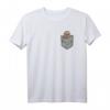 Lustiges Faultier in der Brusttasche T-Shirt  Einzigartiges Faulenzer Shirt für Tierliebhaber, Geburtstags- und Weihnachtsgeschenk