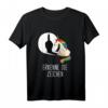 Lustiges Einhorn T-Shirt mit Spruch 'Erkenne die Zeichen'  Humorvolles Design für Alltag & Geschenkideen