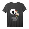 Lustiges Einhorn T-Shirt mit Spruch 'Erkenne die Zeichen'  Humorvolles Design für Alltag & Geschenkideen