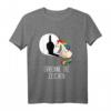 Lustiges Einhorn T-Shirt mit Spruch 'Erkenne die Zeichen'  Humorvolles Design für Alltag & Geschenkideen