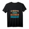 Kinder Ich bekomme einen kleinen Bruder. Geschwister Schwanger T-Shirt  Lustiges Geschenk für Brüder und Familienfeiern