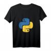 Python Logo T-Shirt für Programmierer  Das perfekte Geschenk für Entwickler, Data Scientists & Nerds