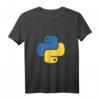 Python Logo T-Shirt für Programmierer  Das perfekte Geschenk für Entwickler, Data Scientists & Nerds