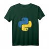 Python Logo T-Shirt für Programmierer  Das perfekte Geschenk für Entwickler, Data Scientists & Nerds