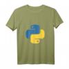 Python Logo T-Shirt für Programmierer  Das perfekte Geschenk für Entwickler, Data Scientists & Nerds