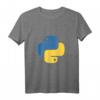 Python Logo T-Shirt für Programmierer  Das perfekte Geschenk für Entwickler, Data Scientists & Nerds