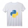 Python Logo T-Shirt für Programmierer  Das perfekte Geschenk für Entwickler, Data Scientists & Nerds