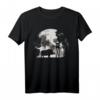 Wildschwein Keiler mit Hochsitz T-Shirt für Jäger im Vollmond Wald  Witziges Jagddesign für Natur-Liebhaber zum Geburtstag, Weihnachten & Ostern