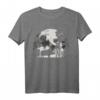Wildschwein Keiler mit Hochsitz T-Shirt für Jäger im Vollmond Wald  Witziges Jagddesign für Natur-Liebhaber zum Geburtstag, Weihnachten & Ostern