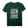 Lustiges Bier Leberkäse T-Shirt  Bayrischer Saufen Spruch für Männer, Party, Geburtstagsgeschenk & Ironie
