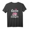 Queen Of The Camper Camping T-Shirt für Frauen  Lustiges Design für Camperinnen, Naturliebhaberinnen & Campingurlaub