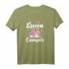 Queen Of The Camper Camping T-Shirt für Frauen  Lustiges Design für Camperinnen, Naturliebhaberinnen & Campingurlaub