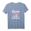 Queen Of The Camper Camping T-Shirt für Frauen  Lustiges Design für Camperinnen, Naturliebhaberinnen & Campingurlaub