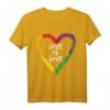 Love Is Love T-Shirt - LGBTQ+ Pride Statement für Supporter, Regenbogen Flagge & CSD Events, Geschenk für Schwule, Lesben, Bisexuelle & Transgender