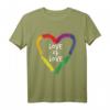 Love Is Love T-Shirt - LGBTQ+ Pride Statement für Supporter, Regenbogen Flagge & CSD Events, Geschenk für Schwule, Lesben, Bisexuelle & Transgender