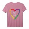 Love Is Love T-Shirt - LGBTQ+ Pride Statement für Supporter, Regenbogen Flagge & CSD Events, Geschenk für Schwule, Lesben, Bisexuelle & Transgender