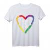 Love Is Love T-Shirt - LGBTQ+ Pride Statement für Supporter, Regenbogen Flagge & CSD Events, Geschenk für Schwule, Lesben, Bisexuelle & Transgender
