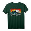 Santa Cruz California Vintage Retro T-Shirt - Surfer und Strandmotiv im 80er Style, ideales Geschenk für Surfer und Paddler
