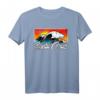 Santa Cruz California Vintage Retro T-Shirt - Surfer und Strandmotiv im 80er Style, ideales Geschenk für Surfer und Paddler