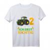 Kinder Ich bin 2 Jahre zweiter Geburtstag Bauernhof Traktor T-Shirt  Lustiges Geschenk für kleine Bauernhof- und Traktorfans zum Geburtstag