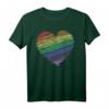 Regenbogen Farben Herz - Pride LGBT Symbol gegen Homophobie T-Shirt für Stolz, Support & Community-Identifikation