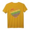 Regenbogen Farben Herz - Pride LGBT Symbol gegen Homophobie T-Shirt für Stolz, Support & Community-Identifikation