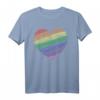 Regenbogen Farben Herz - Pride LGBT Symbol gegen Homophobie T-Shirt für Stolz, Support & Community-Identifikation