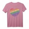 Regenbogen Farben Herz - Pride LGBT Symbol gegen Homophobie T-Shirt für Stolz, Support & Community-Identifikation