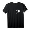 Notenschlüssel Bassschlüssel Bassgitarrist Musiker Geschenk T-Shirt  Lustiges Geburtstagsgeschenk für Musiker, Sänger, Dirigenten & Chorleiter