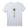 Let It Bee Handgezeichnetes Bienen Imker Line Art Damen T-Shirt  Fröhliches Naturliebhaber-Design, Perfekt als Geschenk zu Geburtstag, Weihnachten, Mutter- oder Vatertag
