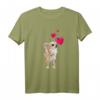 Niedliches Chihuahua Hund und Herzen T-Shirt  Lustiges Tierdesign für Hundeliebhaber, Welpenfans & Tierfreunde
