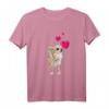 Niedliches Chihuahua Hund und Herzen T-Shirt  Lustiges Tierdesign für Hundeliebhaber, Welpenfans & Tierfreunde