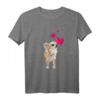 Niedliches Chihuahua Hund und Herzen T-Shirt  Lustiges Tierdesign für Hundeliebhaber, Welpenfans & Tierfreunde