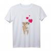 Niedliches Chihuahua Hund und Herzen T-Shirt  Lustiges Tierdesign für Hundeliebhaber, Welpenfans & Tierfreunde