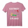 Lustiges Elektriker T-Shirt mit Ohm, Volt & Ampere - Perfektes Geschenk für Elektriker, Physik- und Technikbegeisterte zu Weihnachten & Urlaub