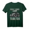 Coole Jungs fahren Traktor Trecker Kinder T-Shirt - Lustiges Bauernhof Motiv für kleine Landwirte